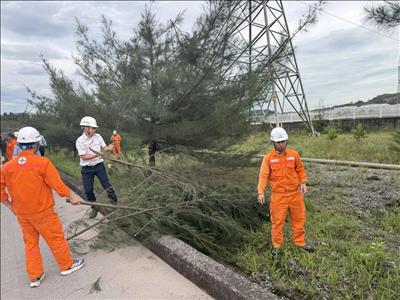 Công ty Nhiệt điện Mông Dương Đảm bảo ổn định các diễn biến bất thường của thời tiết mùa mưa bão